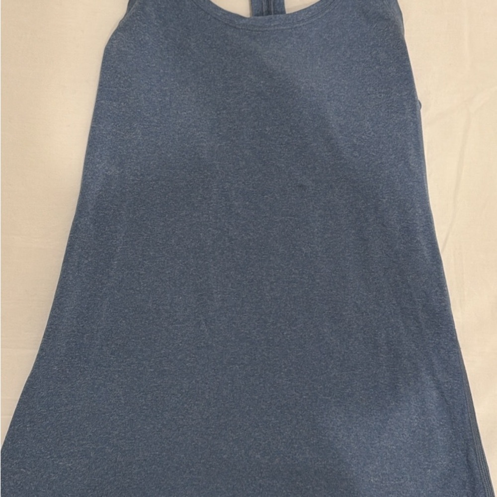 Chic Blue Sleeveless Blouse